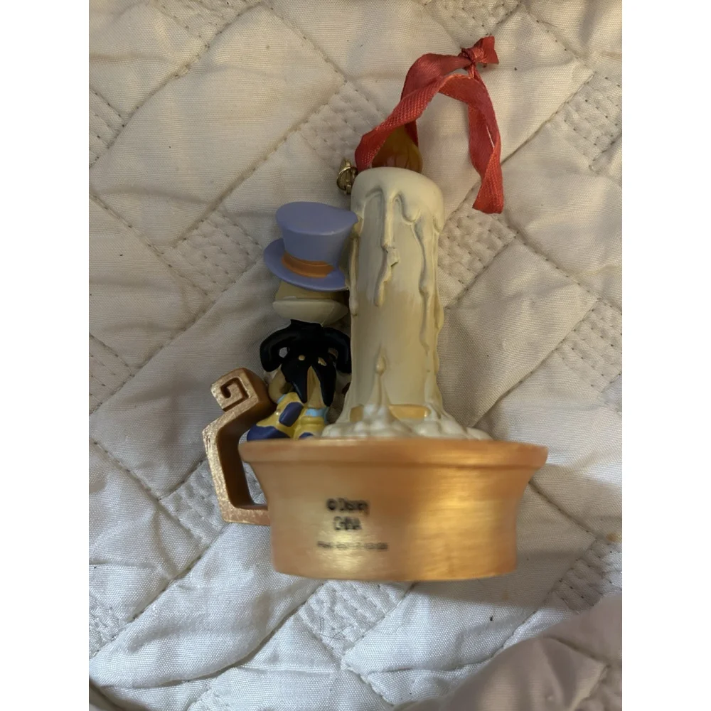 2013 Disney Sketch Book Pinocchio Jiminy Cricket Christmas Ornament WORKS